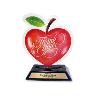 Acrylic Apple Award for Teachers