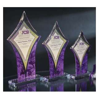 Purple Acrylic Diamond 