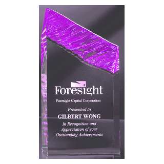Purple Acrylic Tower
