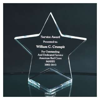 Acrylic Star Paperweight