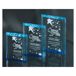 Blue Acrylic Award