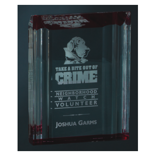 Red Acrylic Award