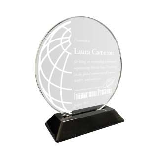Clear Acrylic Circle on Base