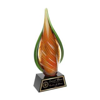 Orange & Green Art Spire