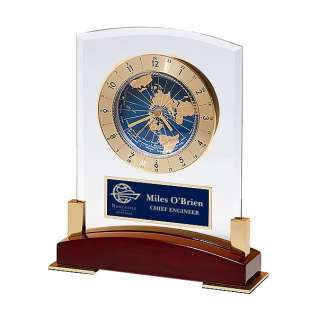 Glass Desk Clock