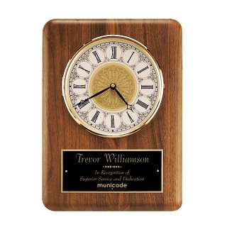 Walnut Wall Clock