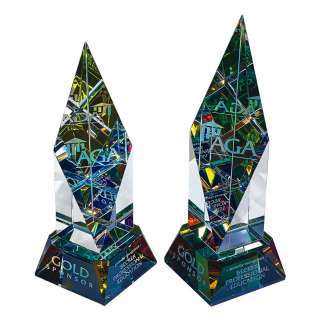 Dichroic Crystal  Tower