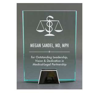 Jade Crystal with Metal Base
