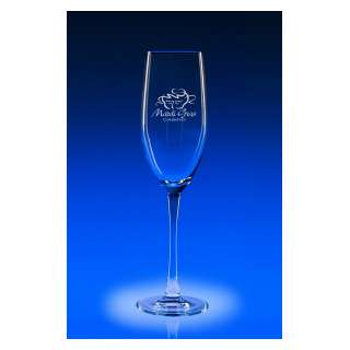 Etched Fluted Glasses - Set of 2
