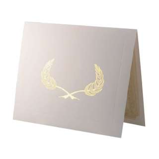Blank White Certificate Holder