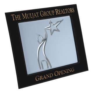 Black Leatherette Photo Frame 