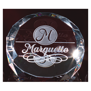 Optic Crystal Paperweight 