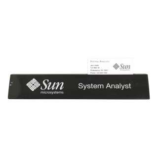 Jet Black Marble Desk Wedge with Business Card Slot