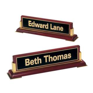 Rosewood Deskplate