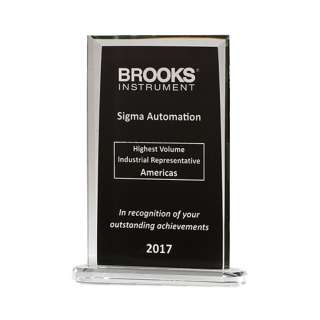 Glass Award with Black Background