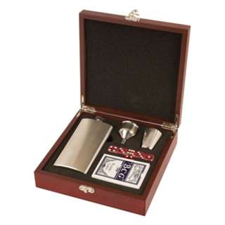 Rosewood Flask Set