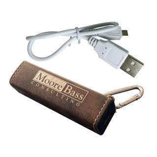Leatherette Power Bank