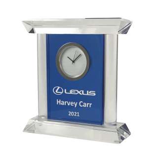 Crystal Blue Clock