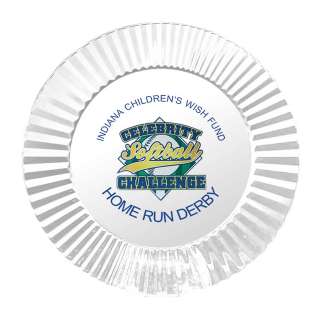 Clear Glass Tray with Fluted Rim