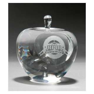 Clear Crystal Apple Award
