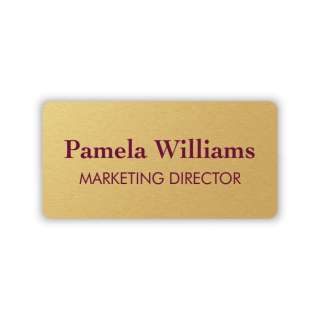 Laser Engraved Plastic Name Tag