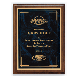 Solid Walnut Plaque