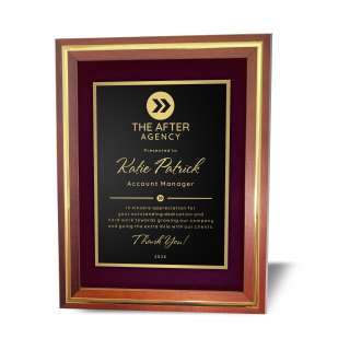 Cherrywood Shadowbox with Felt