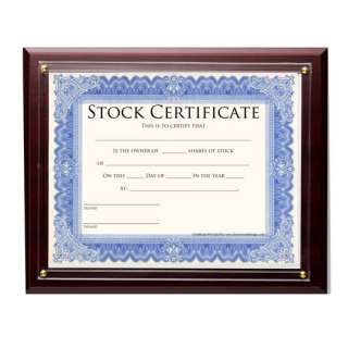 Easy Slide-In Certificate Plaque