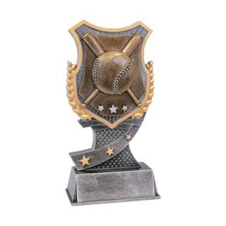 Baseball Shield-Style Trophy