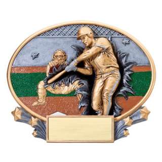 3D Blast Thru Baseball Trophy