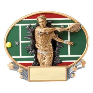3D Blast Thru Male Tennis Trophy