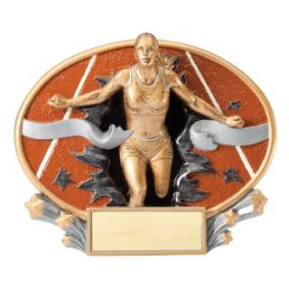 3D Blast Thru Female Track Trophy