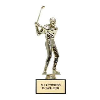 Championship Golfer on Ebony Marble Base