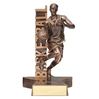 Signboard Male Basketball Trophy