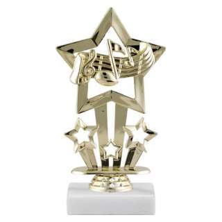 Star Theme Music Trophy