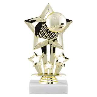 Star Theme Baseball Trophy