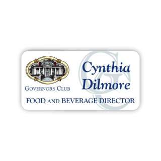 Full Color Metal Name Tag
