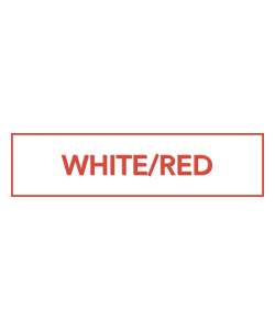 Color: White/Red